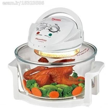 هوا پز دسینی مدل توربو ا Dessini Turbo Halogen Oven — تصویر ۳
