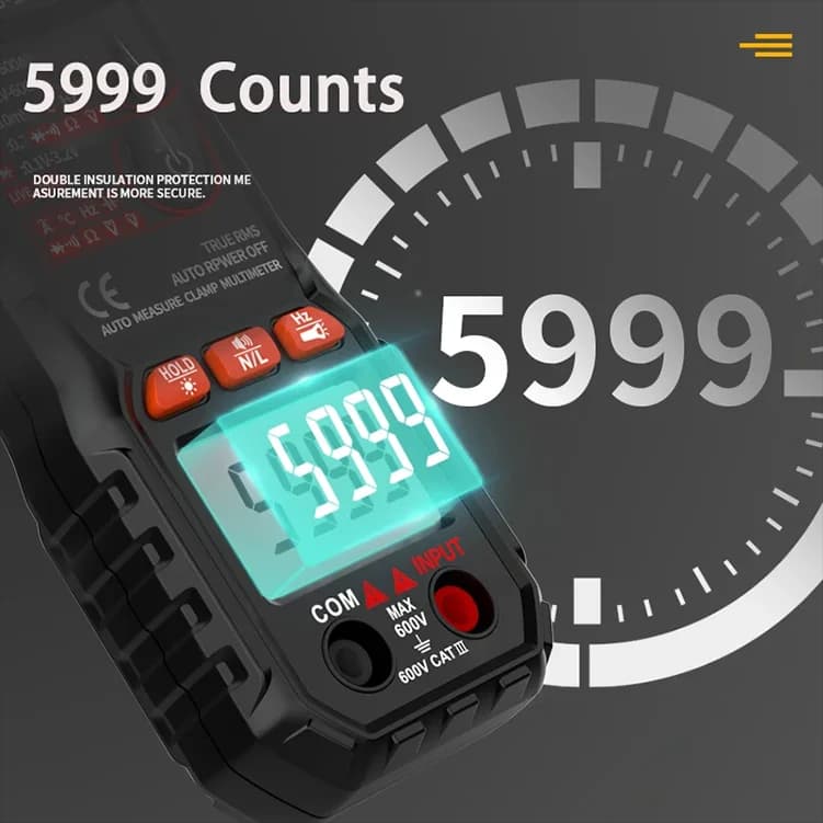 کلمپ متر دیجیتال 600 آمپر AC / DC مارک HYTAIS مدل TS19 — تصویر ۱۱