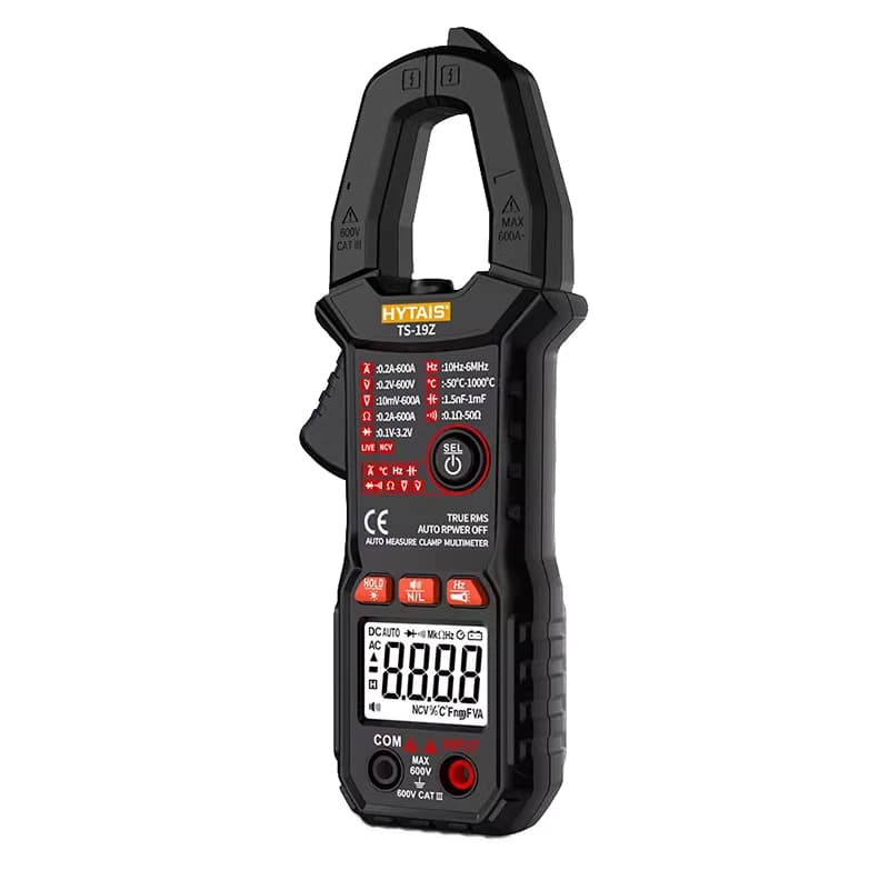 کلمپ متر دیجیتال 600 آمپر AC / DC مارک HYTAIS مدل TS19 — تصویر ۹