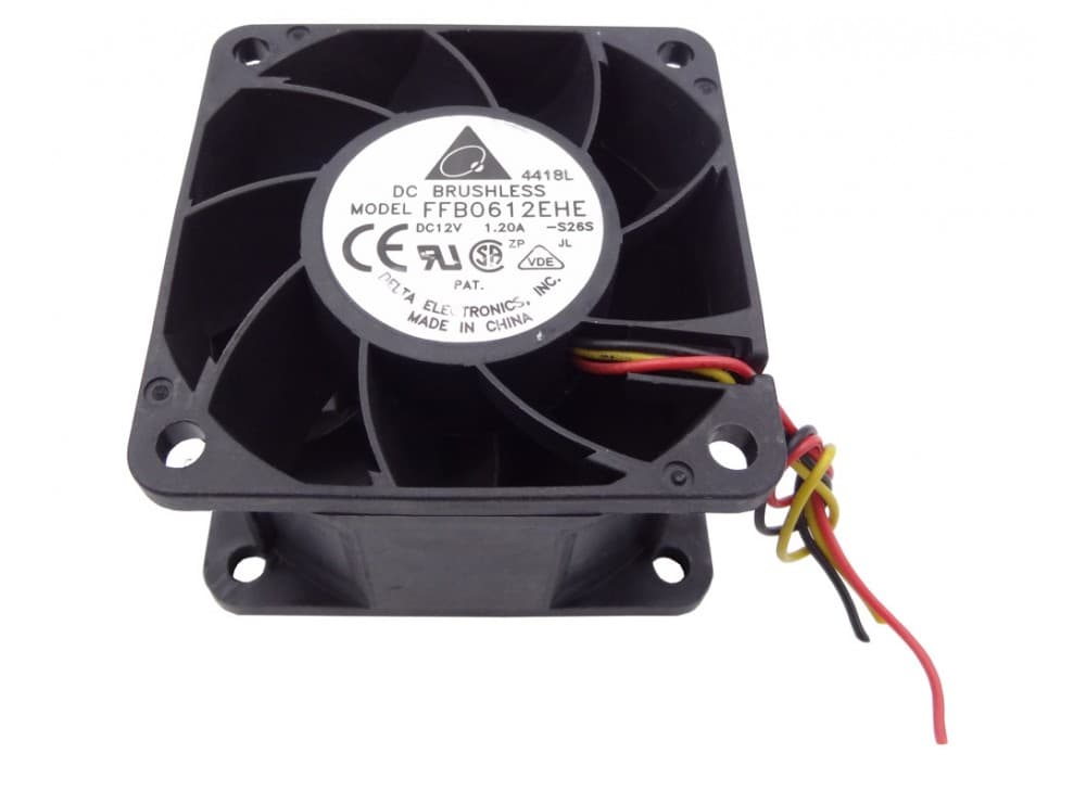 جت فن 6X6X3.8 سانتیمتر 12 ولت 1.2 آمپر مارک DELTA مدل FFB0612EHE — تصویر ۹