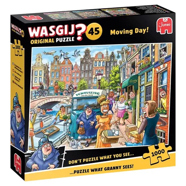 پازل 1000 تکه Wasgij Original جامبو طرح روز اسبابکشی