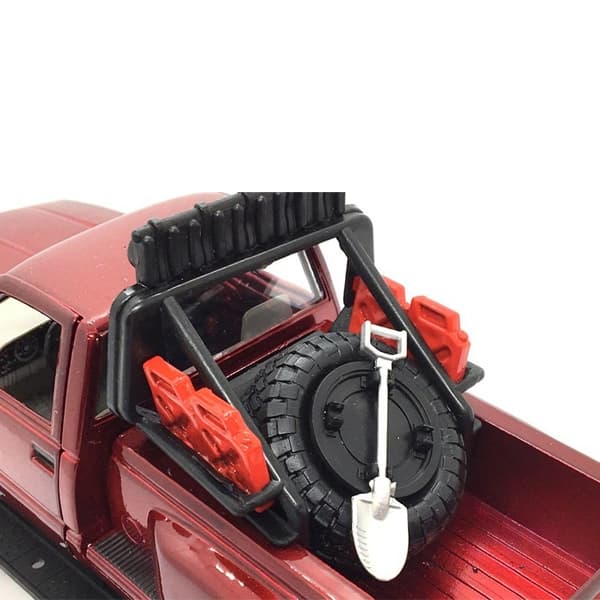 ماکت ماشین فلزی موتور مکس Motormax مدل 1:24 GMC Sierra GT Pickup Truck 1992 — تصویر ۹