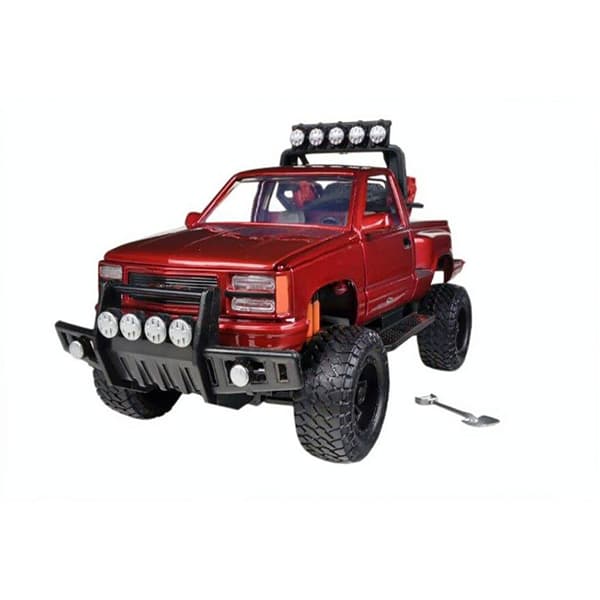 ماکت ماشین فلزی موتور مکس Motormax مدل 1:24 GMC Sierra GT Pickup Truck 1992 — تصویر ۳