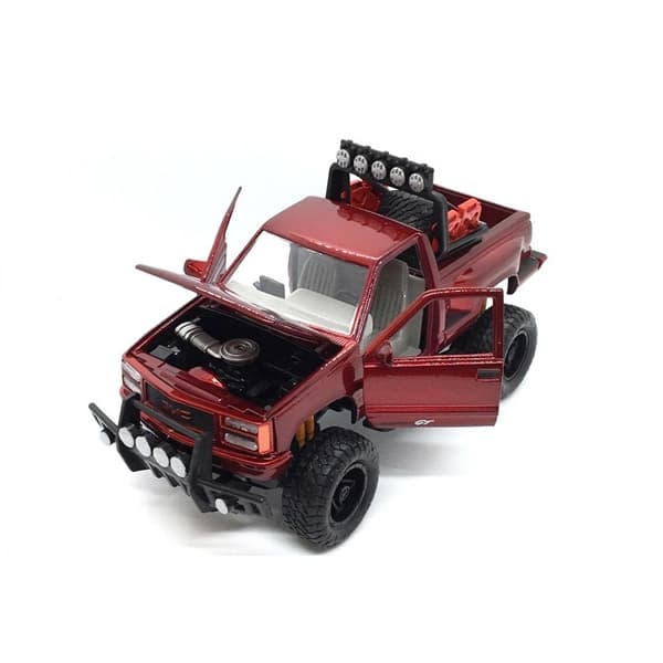 ماکت ماشین فلزی موتور مکس Motormax مدل 1:24 GMC Sierra GT Pickup Truck 1992 — تصویر ۵