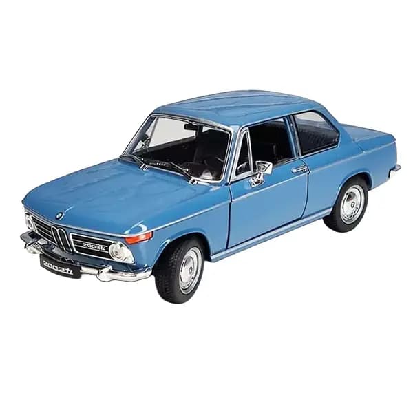 ماکت ماشین فلزی ویلی Welly مدل 1:24 BMW 2002 آبی — تصویر ۶