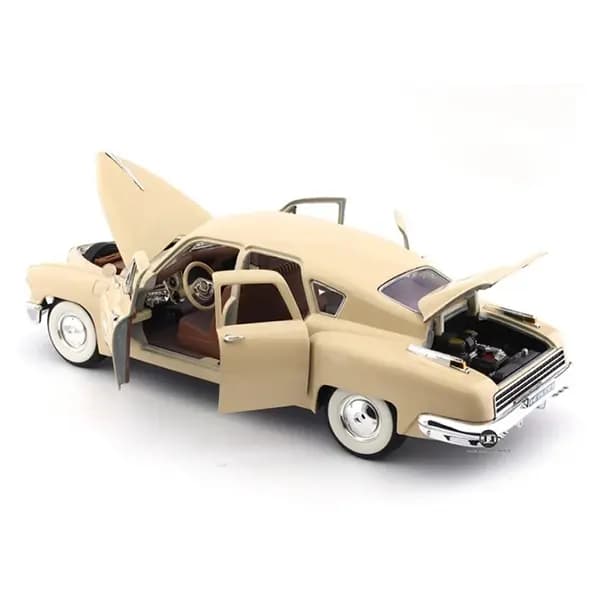 ماکت ماشین فلزی لاکی دایکست مدل 1948 Tucker Torpedo کرم — تصویر ۹