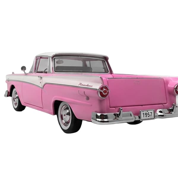 ماکت ماشین فلزی لاکی دایکست مدل 1957 Ford Ranchero Pickup Truck صورتی — تصویر ۵