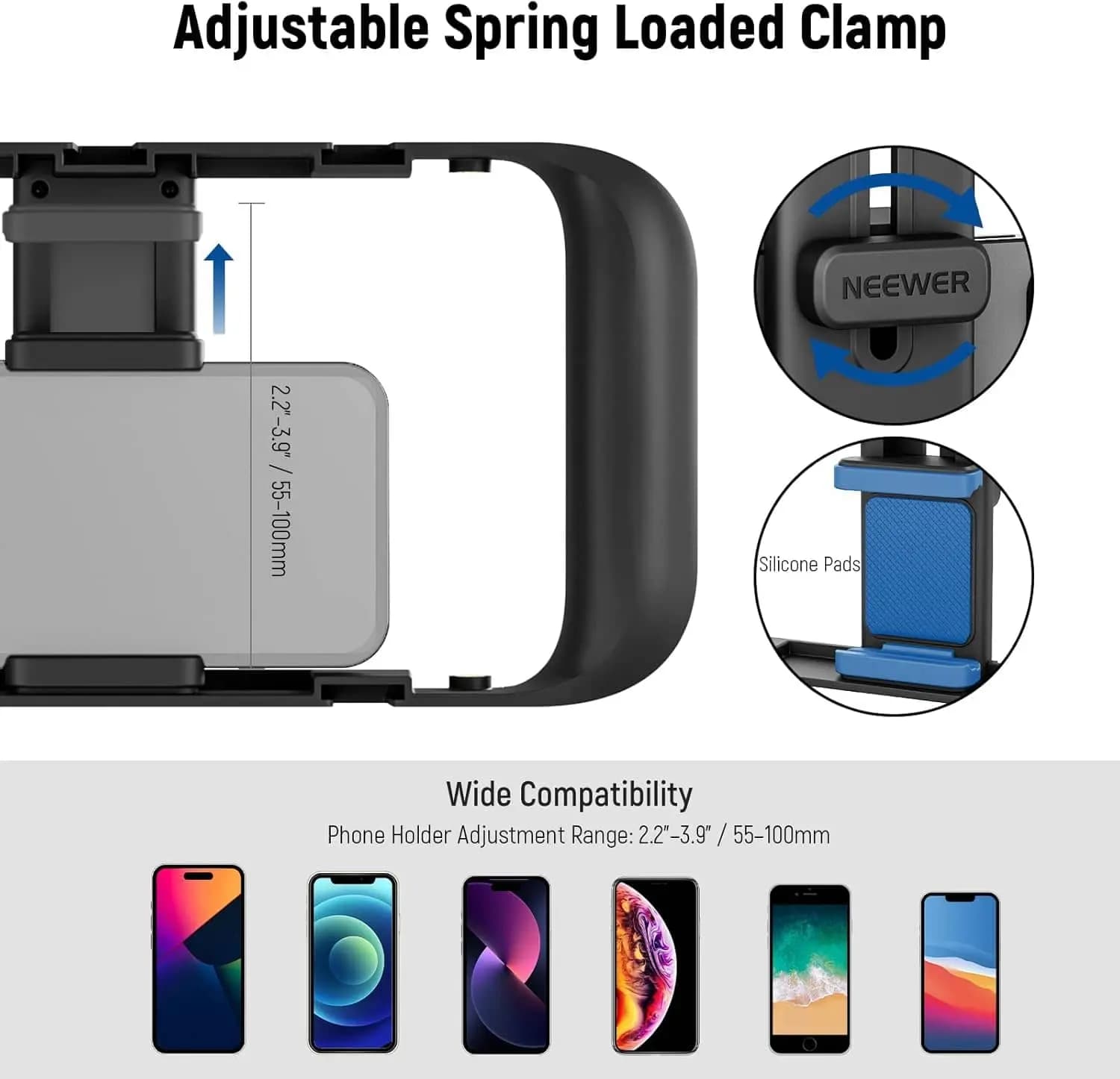 ریگ فیلمبرداری موبایل نیور NEEWER Mobile Phone Video Rig A104 — تصویر ۶