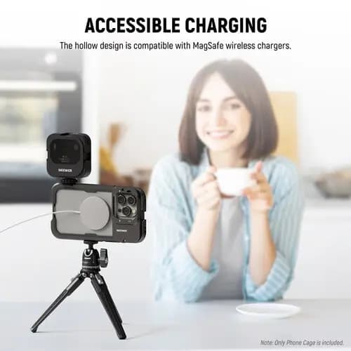 کیج موبایل نیور Neewer PA024K برای iphon 15 Pro max — تصویر ۱۲