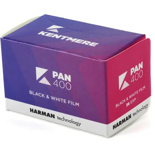 نگاتیو سیاه و سفید Ilford Kentmere Pan 400 Negative Film 135-36 Iso 400 — تصویر ۳