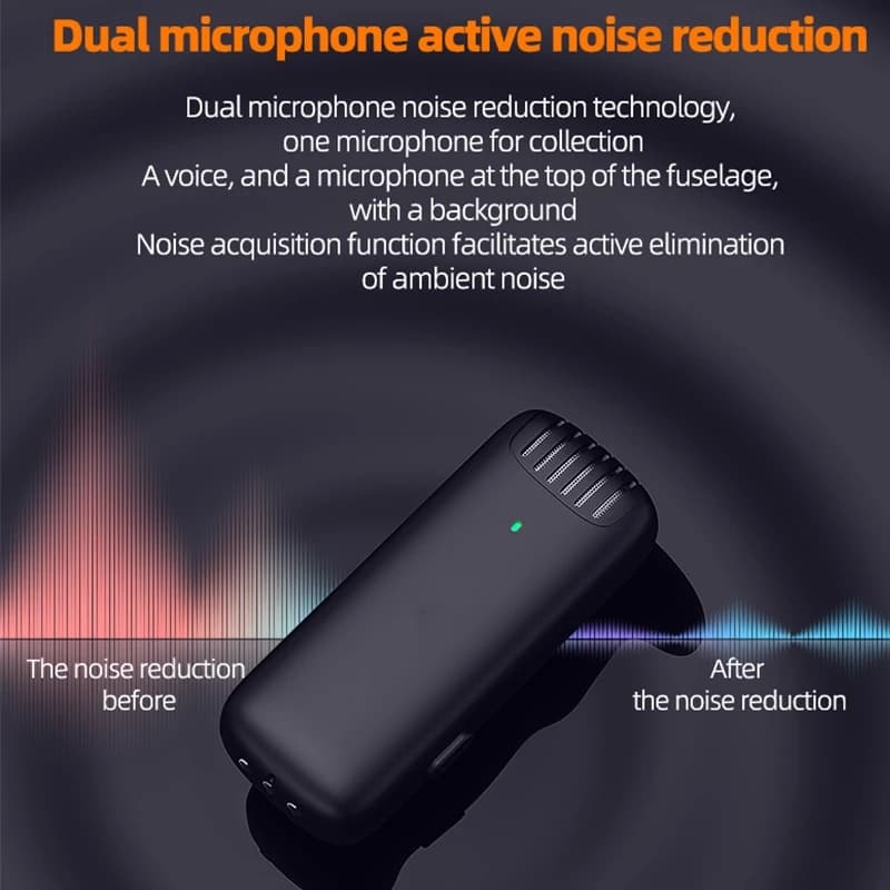 میکروفن یقه ای بیسیم انسر مدل Answer J13 Dual Lightning — تصویر ۸