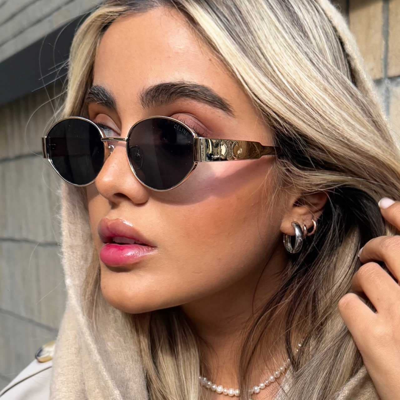 همکاری عینک آفتابی سلین کد Celine 001 — تصویر ۴