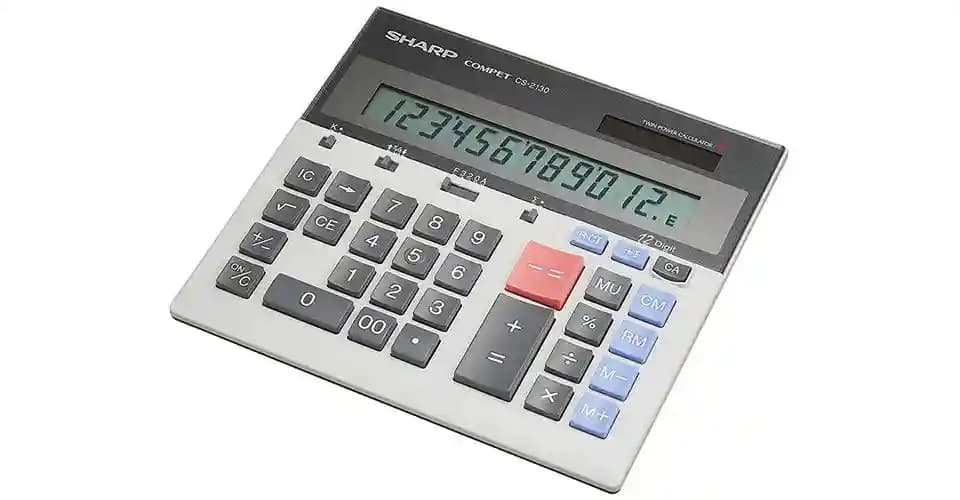 ماشین حساب شارپ CS-2130 — تصویر ۴