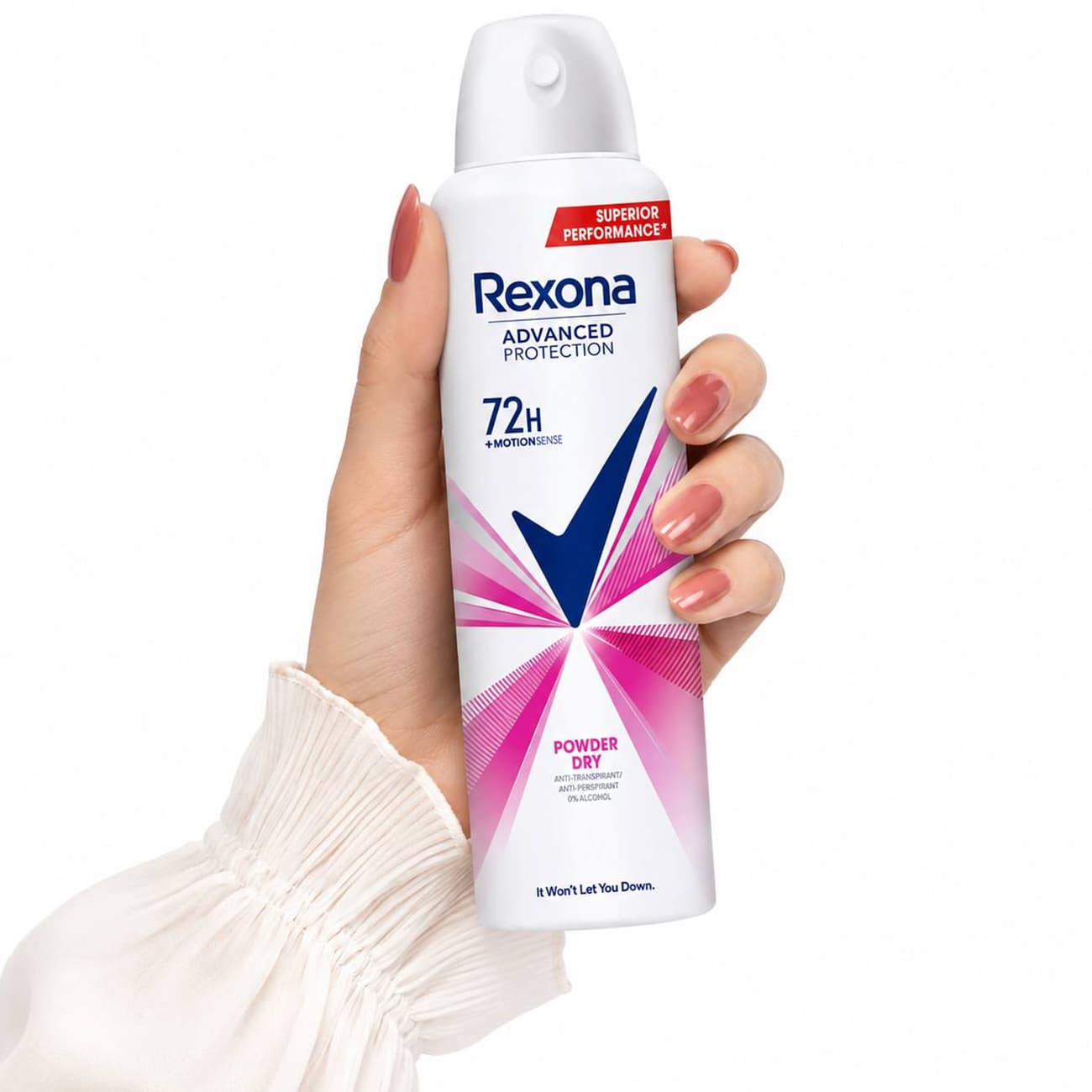 اسپری ضد تعریق زنانه رکسونا Rexona مدل Powder Dry 72h حجم 200ml — تصویر ۳