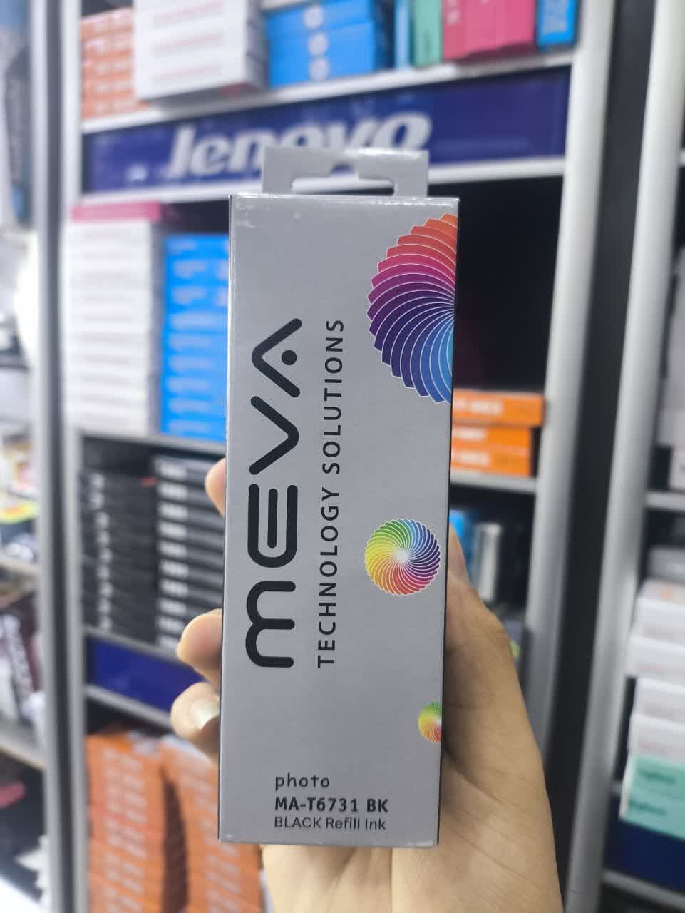 جوهر مشکی 6 رنگ اپسون جعبه دار مدل MA-T6731 برند MEVA