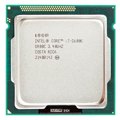 پردازنده اینتل دسته دوم سری CPU INTEL USED CORE i7-2600K SANDY BRIDGE
