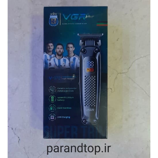 ماشین اصلاح (خط زن) وی جی آر مدل VGR V-972 اورجینال