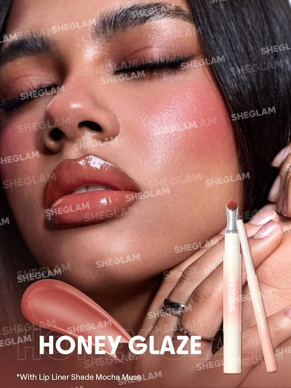 لیپ پلامپر حجم دهنده لب شیگلم مدل Bold Booster رنگ Honey Glaze — تصویر ۳