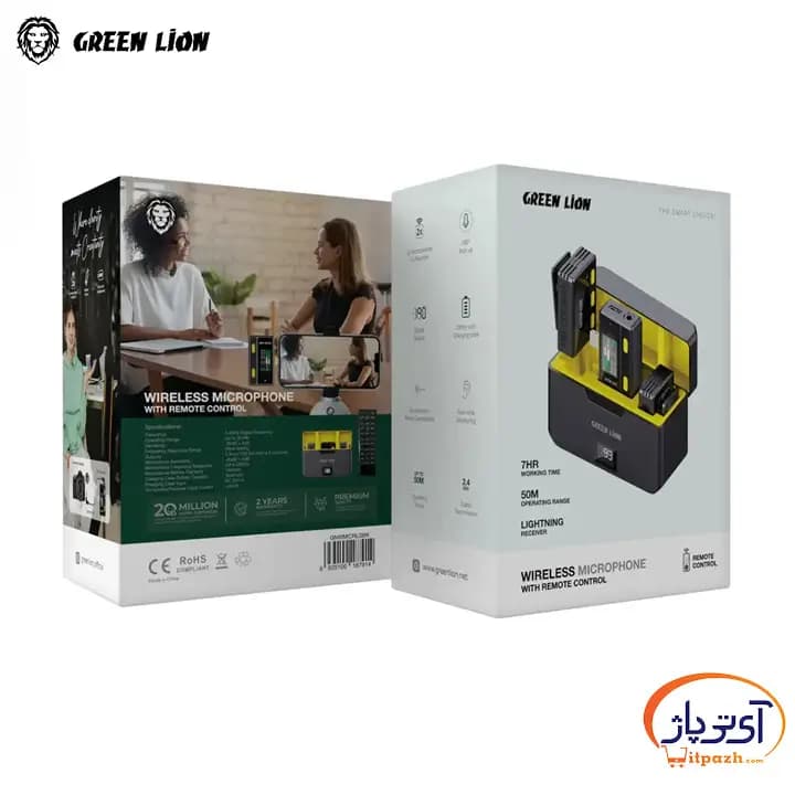میکروفون بیسیم گرین لاین با کنترل از راه دور (گیرنده Lightning) — تصویر ۱۲
