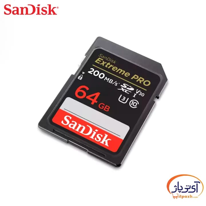 کارت حافظه SDXC سن دیسک Extreme Pro V30 ظرفیت 64 گیگابایت — تصویر ۶