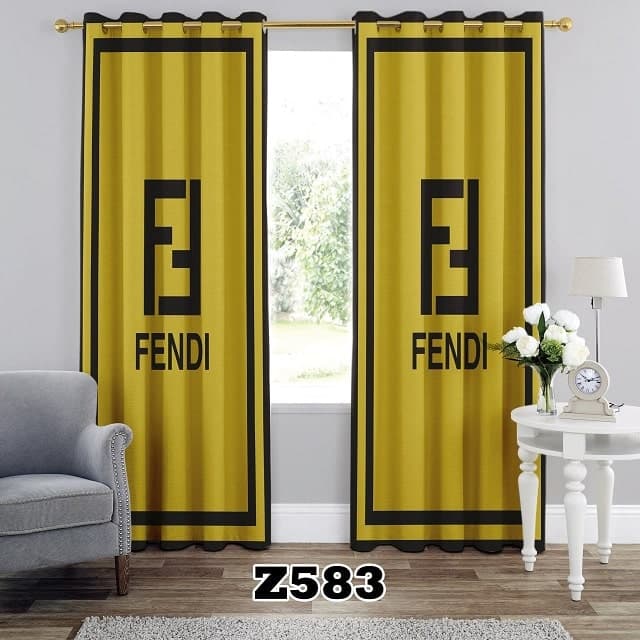 پرده چاپی طرح اسپرت و ورزشی کد Z583 مجموعه 2عددی — تصویر ۳