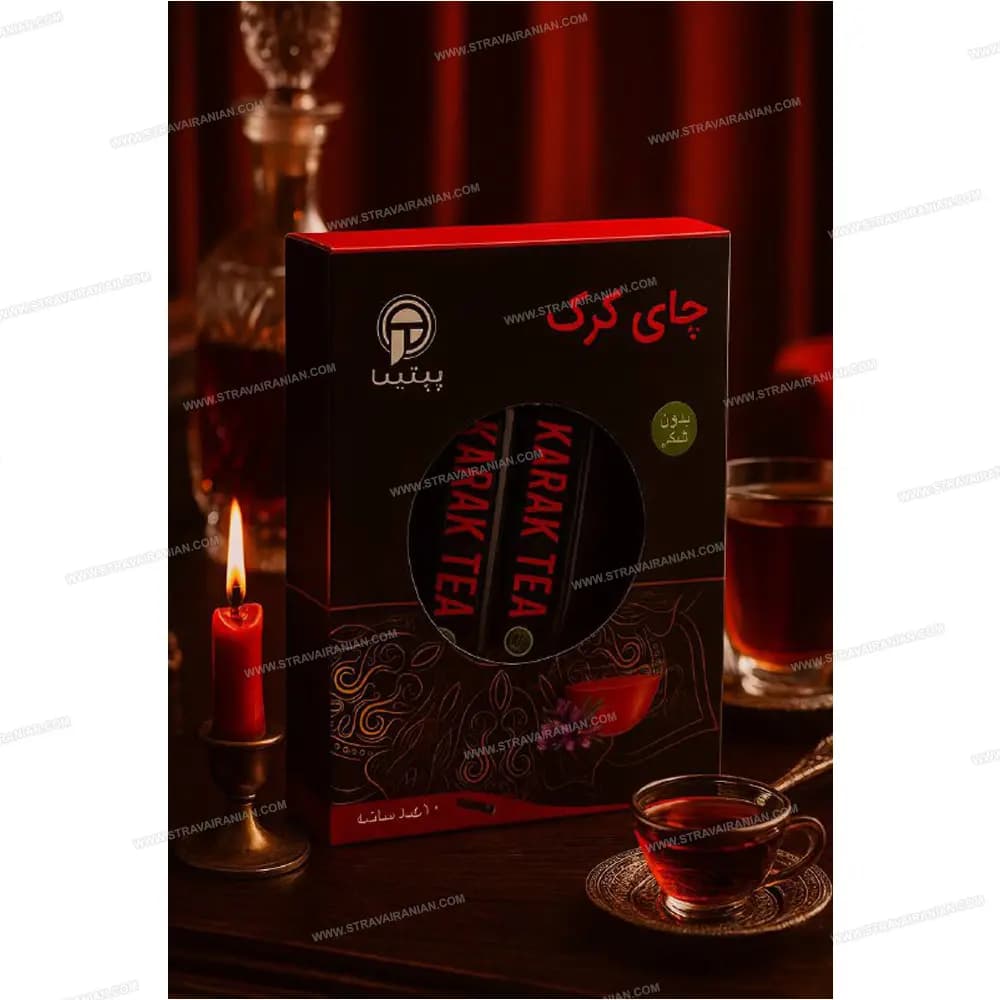 چای کرک با طعم هل و زعفران بدون شکر شیرین شده با استویا ۱۰ عدد ساشه پپتینا با بهترین قیمت + خرید آنلاین — تصویر ۳