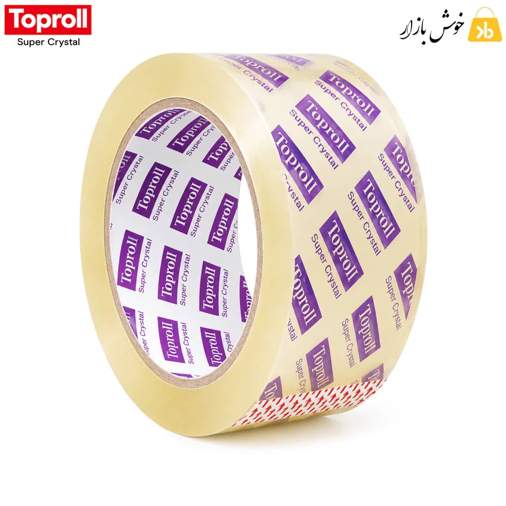 نوار چسب 5 سانتی تاپ رول (Toproll) مدل کریستال 90 یارد – سری بنفش — تصویر ۶