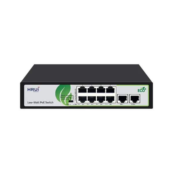 سوئیچ شبکه 8 پورت PoE اچ آر یو آی مدل HR902-AF-82GN سری Low Watt