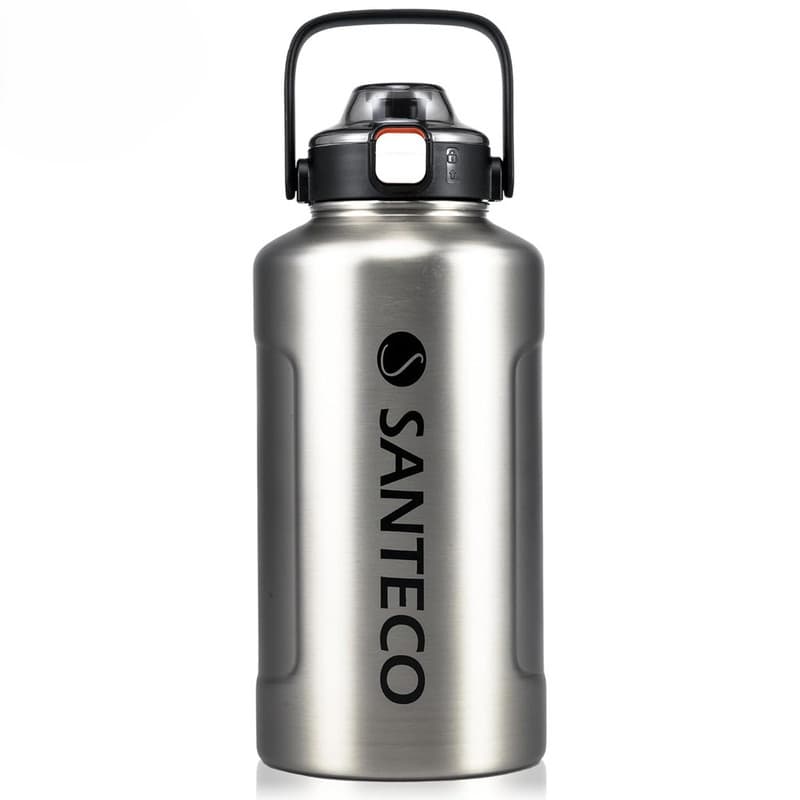 بطری دوجداره سانتکو اری نقره ای SANTECO ERIE 1900 CC
