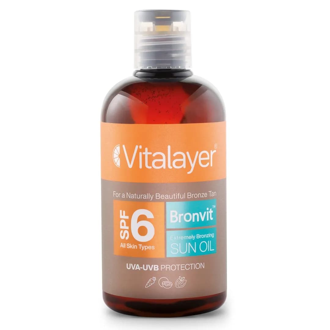 روغن آفتاب برنزه کننده صورت و بدن برن ویت ویتالیر/VITALAYER — تصویر ۲