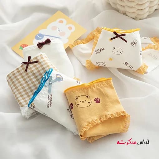 شورت فانتزی بسته 3 عددی ls412