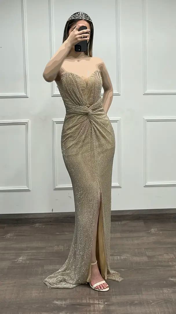 لباس مجلسی زنانه لافم | 888 La Femme — تصویر ۲