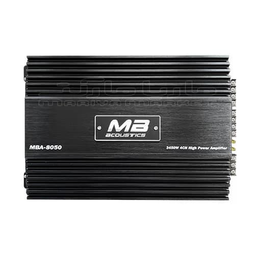 آمپلی فایر 4 کانال ام بی اکوستیک مدل MB-Acoustics MBA-8050 — تصویر ۲