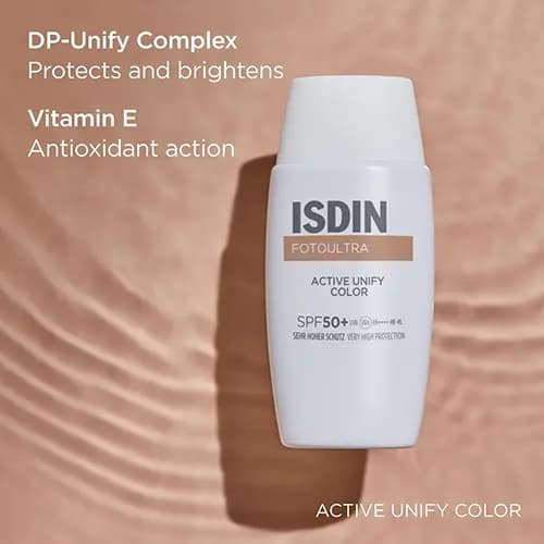 ضد آفتاب اکتیو یونیفای رنگی ایزدین ISDIN — تصویر ۳