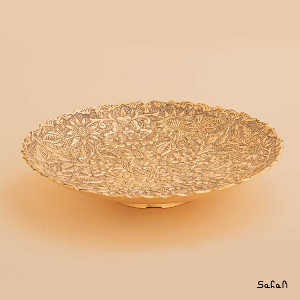 شیرینی خوری برنجی مدل پونه — تصویر ۱۰