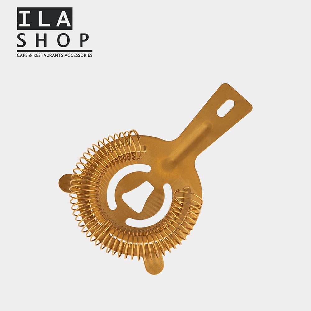 استرینر استیل (صافی شیکر) طلایی یک عددی ایلا — تصویر ۶