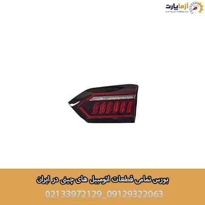 چراغ خطر روی صندوق چپ تیگو ۸ پرو