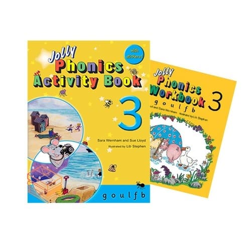 کتاب جولی فونیکس سه اکتیویتی بوک و ورک بوک Jolly Phonics Activity Book 3 + Work book — تصویر ۳