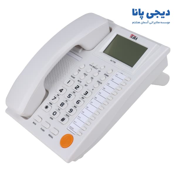 تلفن رومیزی ایرانی 1 خط طوبی مدل TUBA KX-T700 — تصویر ۵