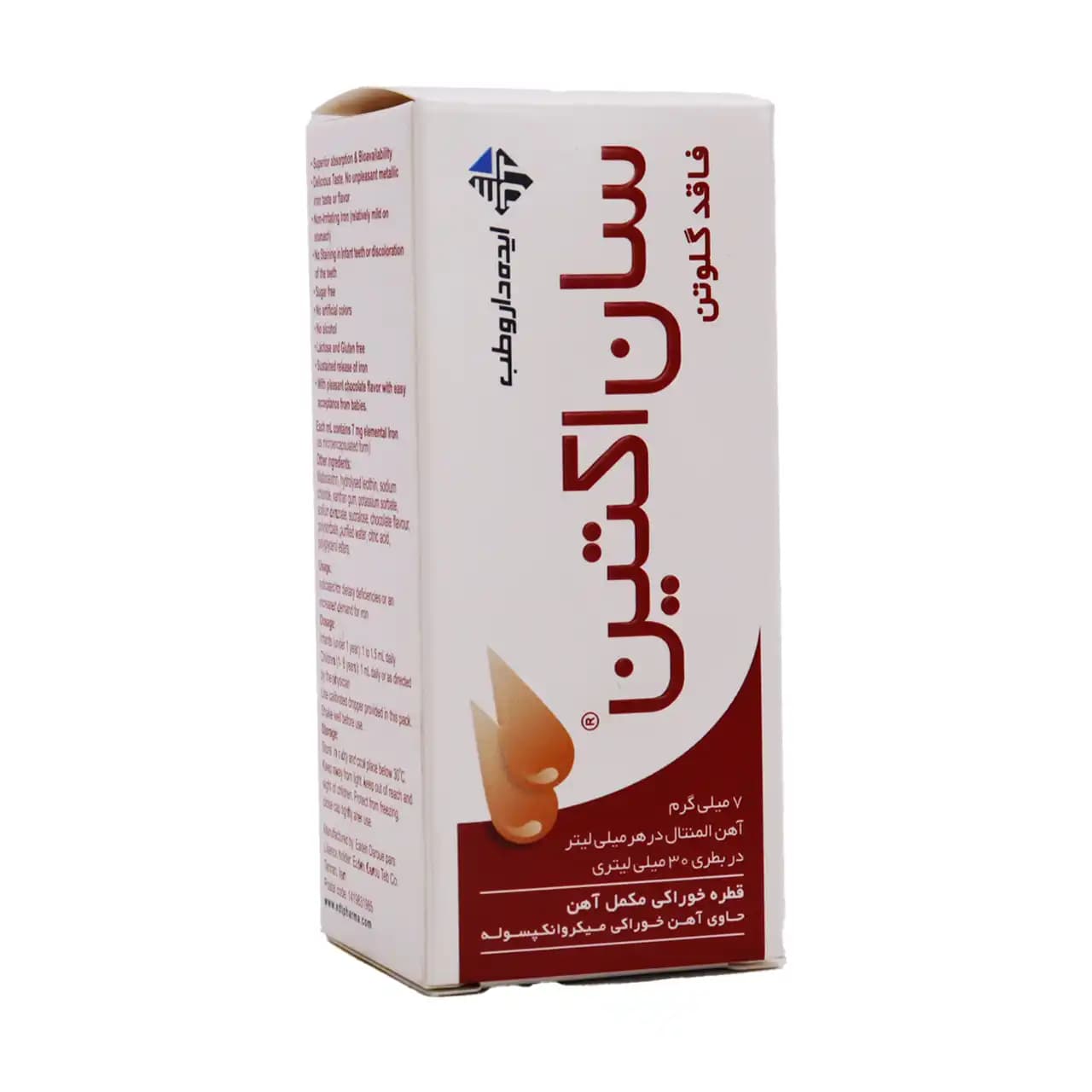 قطره آهن سان اکتین 30 میلی لیتر — تصویر ۷