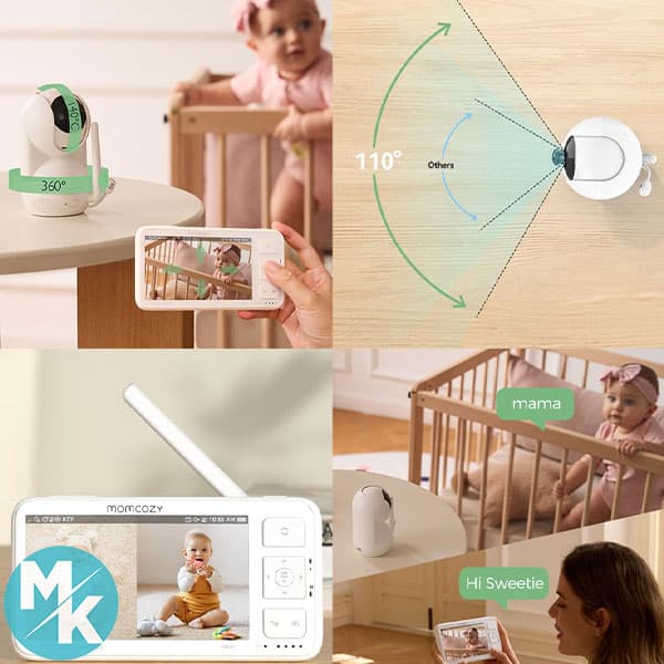 پیجر تصویری اتاق کودک برند Momcozy مدل BM03 — تصویر ۳