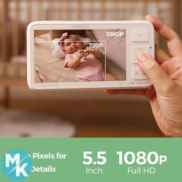 پیجر تصویری اتاق کودک برند Momcozy مدل BM03 — تصویر ۸