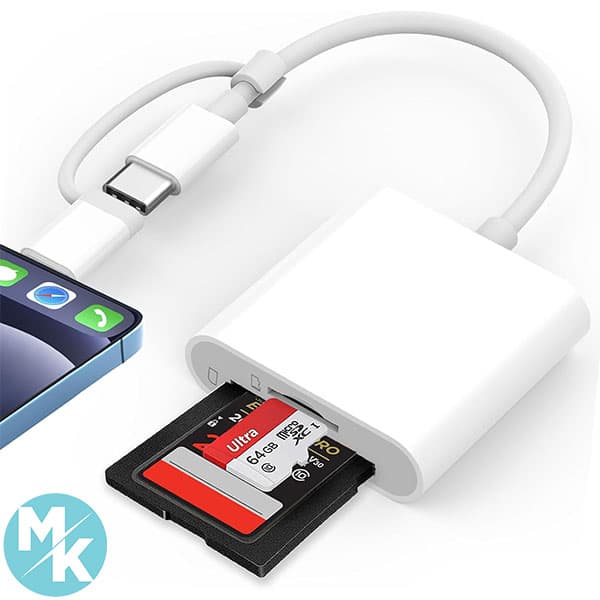 کارتخوان USB C به Micro/SD برند Aplimln مدل SD-1