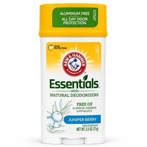 مام استیک ضد تعریق ژله ای آرم اند هامر اسنشیالز با رایحه جونیپر بری 71 گرمی ARM & HAMMER Essentials Deodorant with Juniper Berry Stick — تصویر ۹