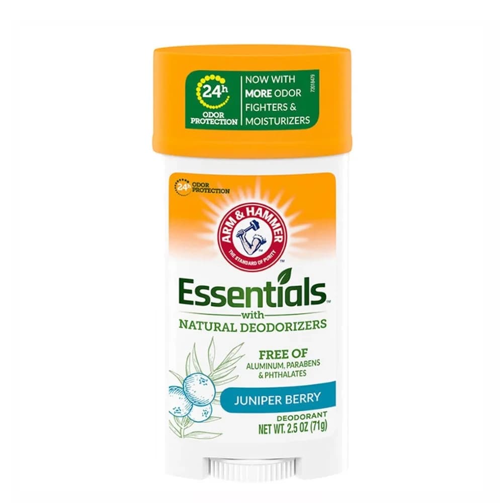مام استیک ضد تعریق ژله ای آرم اند هامر اسنشیالز با رایحه جونیپر بری 71 گرمی ARM & HAMMER Essentials Deodorant with Juniper Berry Stick — تصویر ۳