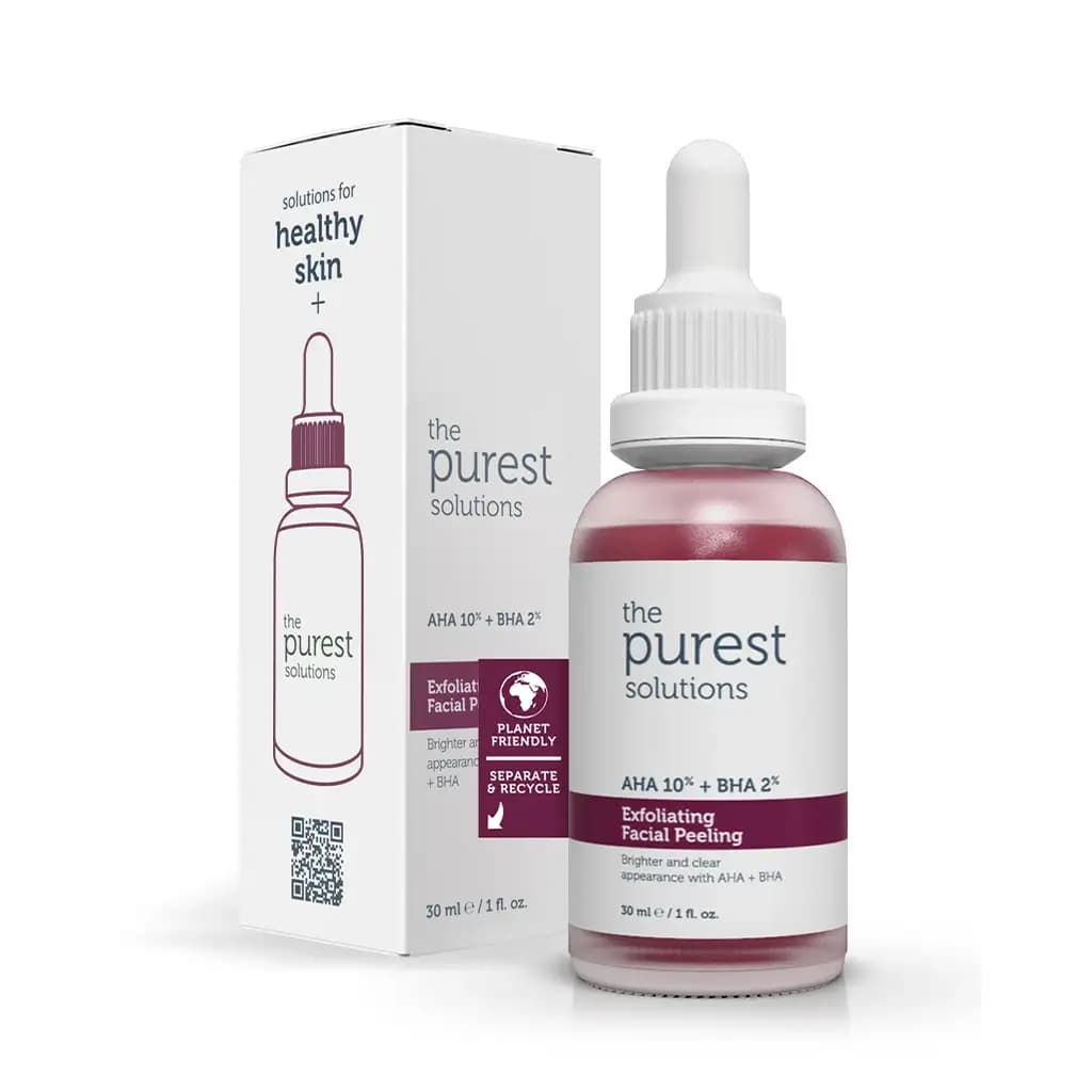 سرم لایه بردار پیلینگ پیورست سولوشن purest AHA 10% + BHA 2% — تصویر ۶