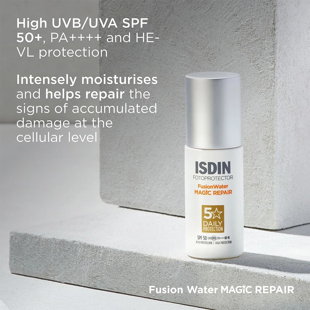 ضد آفتاب ایزدین فیوژن واتر مجیک ریپیر ISDIN Fusion Water MAGIC REPAIR — تصویر ۸