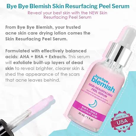 سرم پیلینگ لایه بردار بای بای بلمیش bye bye blemish peel serum — تصویر ۳