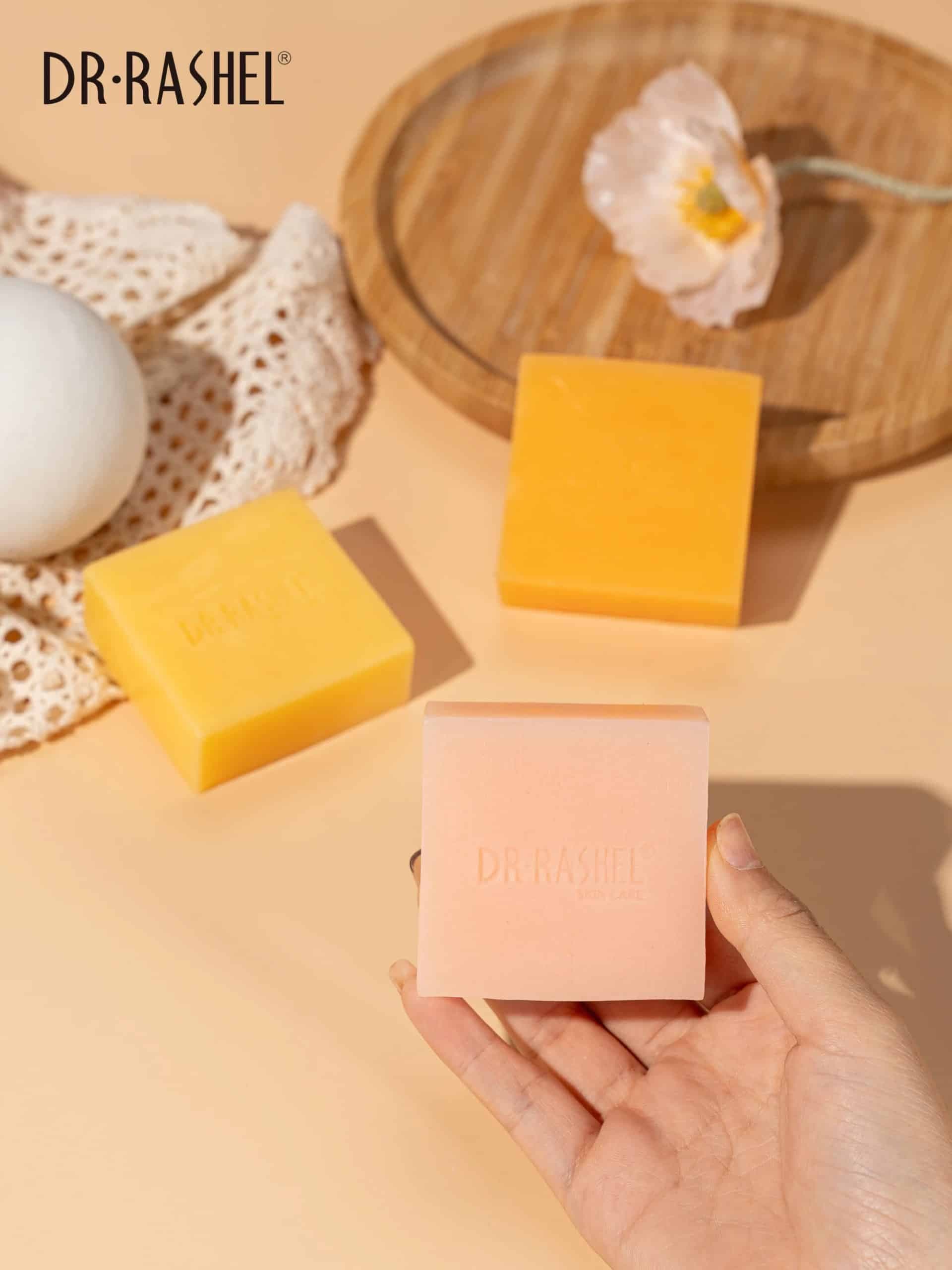 صابون کوجیک اسید و کلاژن دکتر راشل 100گرم DR.RASHEL Kojic Acid & Collagen Soap — تصویر ۷