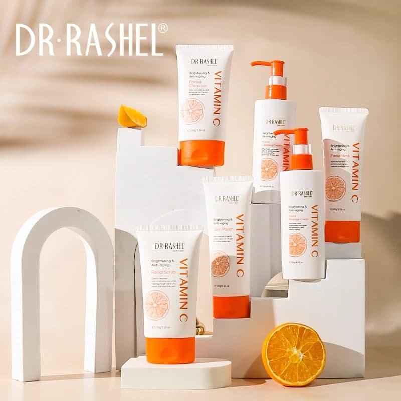 اسکراب صورت ویتامین سی دکتر راشل 150گرم DR.RASHEL Vitamin C Facial Scrub — تصویر ۴